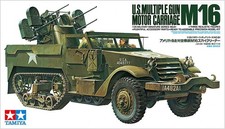 TAMIYA 1/35 N°81 U.S.MULTIPLE GUN MOTOR CARRIAGE M16 HALF TRACK 35081 JAPAN81