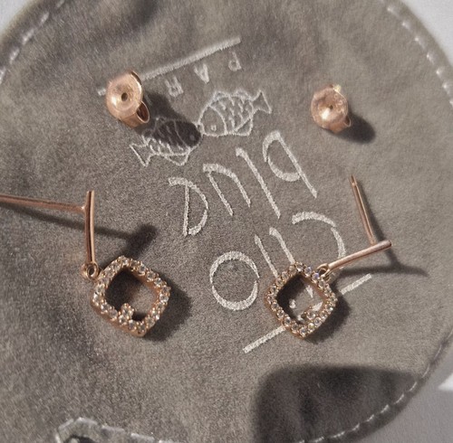 Clio blue boucle oreille - blue, d'oreille