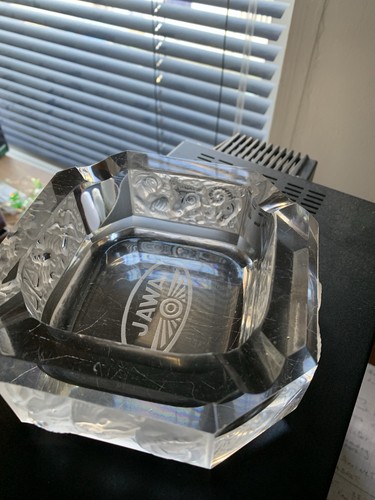 Cendrier art deco cristal - cendrier,