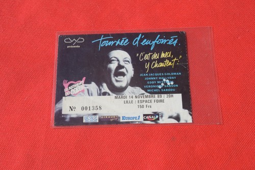 Rare ticket billet concert - rare,