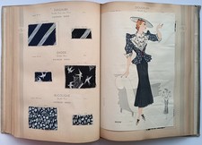 CATALOGUE TISSUS SG PARIS - ETE 1937 - (690 ECHANTILLONS) - MODE ART DECO