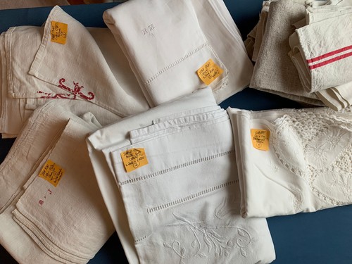 Lot linge ancien - lot,