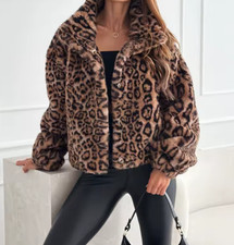 Veste Courte Fausse Fourrure