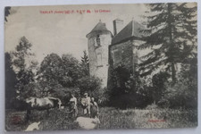 Vanlay - Le Château - Paysans avec un Cheval et des Chèvres