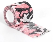 Rouleau adhésif camouflage treillis rose x2