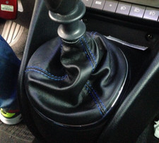 Lancia Ypsilon Black Gear Headphone Cover - No Knob No Plastic Parts