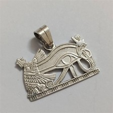 Eye of Horus Pendant 925 Silver – Handmade Egyptian Jewelry, Vintage Style