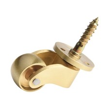 Roulettes en laiton pour