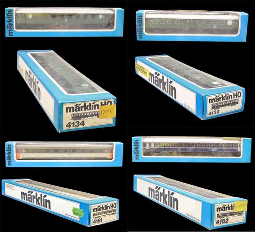 Train marklin 4 voitures - train,