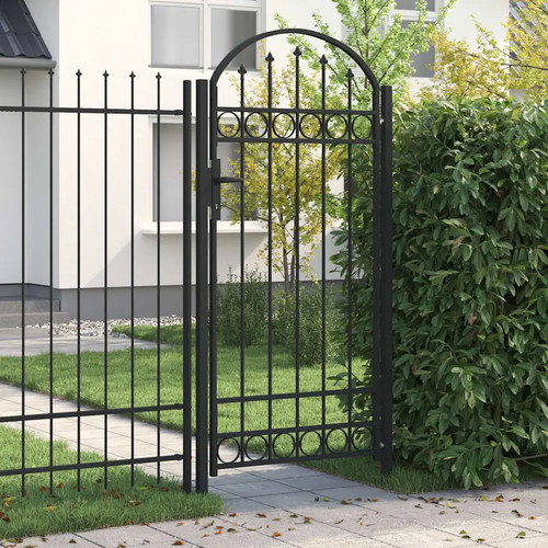 Portail jardin avec dessus - de,