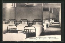Old postcard Auxerre, School of Agriculture and Viticulture of La Brosse - Dormitory 