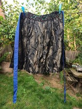 Antique Silk Apron Costume Folklore Alsace