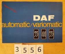 DAF 33 44 44 BREAK 55/ COUPE AUTOMATIC/ VARIOMATIC Prospectus Fr 20 pages 9/1968