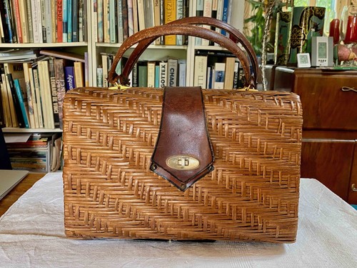 Valisette vintage osier et - vintage,
