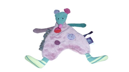 Doudou souris plat - , les