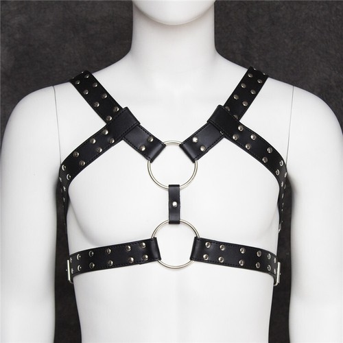 For homme cuir harnais - for,