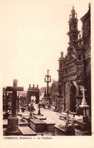 Cpa commana - 29, (finistère)