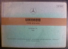 Mercedes Unimog 413 and 416 spare parts catalogue