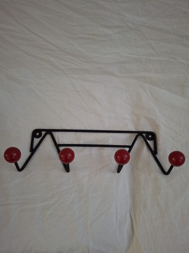 Porte manteau boules rouges - boules,