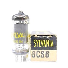 6CS6 SYLVANIA NOS NIB Tube New 1 Piece Generic Boxed
