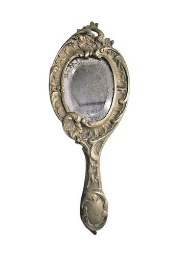 Miroir main à face - main,