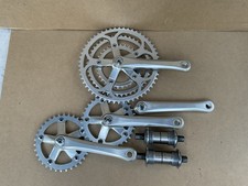 Vintage Specialized Tandem Cranksets 170MM TRIPLE   WITH BB 118mm TANDEM NICE