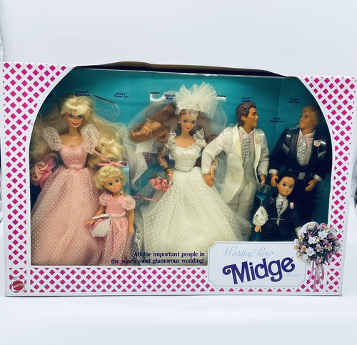 Barbie 1990 wedding party - ,