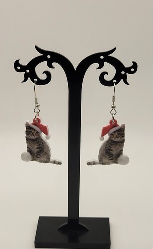 Boucles oreilles chat bonnet - oreilles,