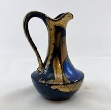 Rene Brenner Bayeux French Tapestry Pottery Pitcher Vase Circa 1920 Signed