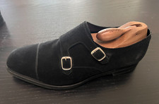 MTO EDWARD GREEN WESTMINSTER 11/11.5 12 Black Suede Dainite Sole Made in England