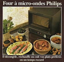 Vintage PHILIPS Microwave Oven 4 Page Leaflet