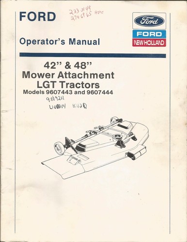 Ford and mower - ford, 48
