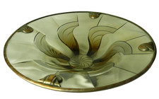 Coupe à Fruits en Verre Art