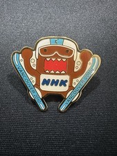 Official NHK: Vancouver 2010 Winter Olympic Domo-kun figure skiing Pin