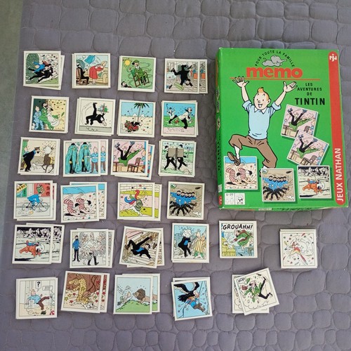 Jeu société tintin memo - jeu, de