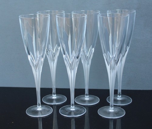 Flûtes champagne cristal - 6,