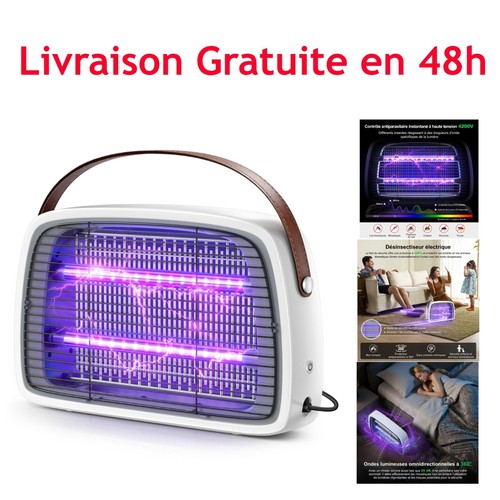 Lampe anti moustique 4200v - moustique,