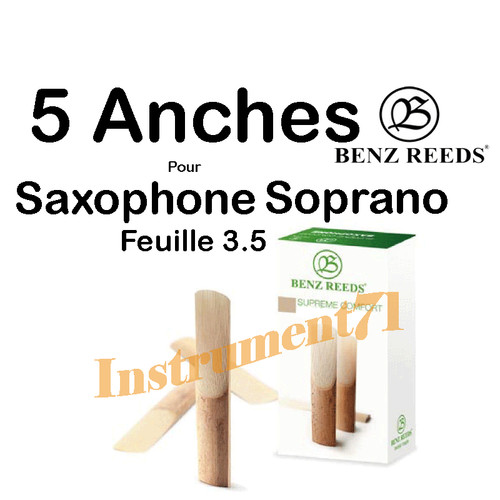Anches pour saxo soprano - 5,
