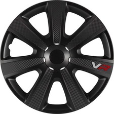 Enjoliveurs Carbon Look noir