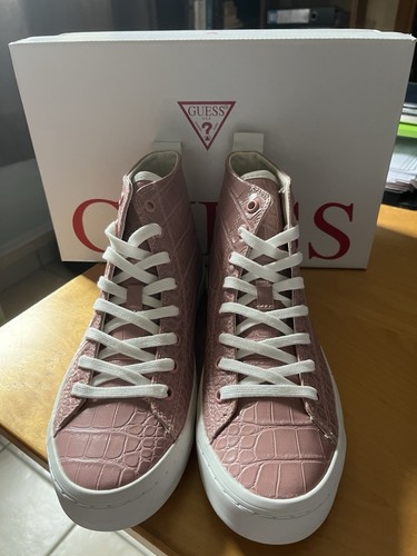 Basket guess montantes rose - basket,