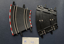 Carrera GO Slot Cars / Circuit - Pack 2 x Rails / Turns "M" - 100% Fully Work