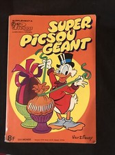 Walt Disney Super Picsou Geant #8F- French Edition Scrooge - Rare  1978