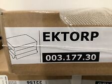 Ikea EKTORP COVER SLIPCOVER FOR Footstool / Ottoman NORDVALLA DARK BEIGE New!