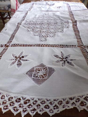 Dessus table ovale ancien - ,