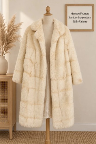 Manteau long fausse - en,