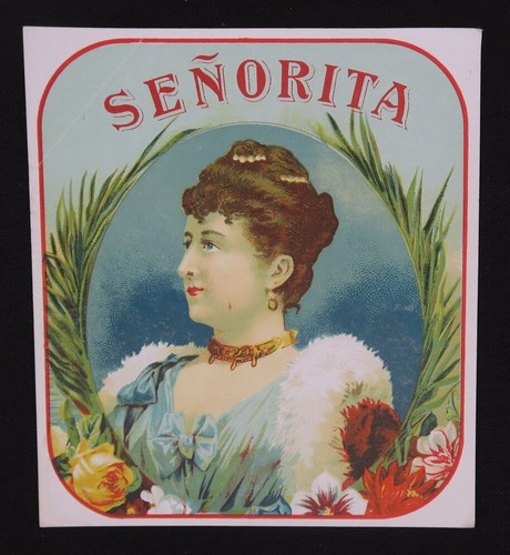 Old label cigar box - old,