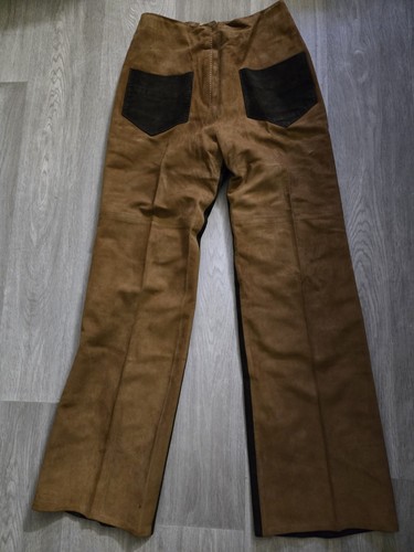 Pantalon vintage cuir - vintage, en