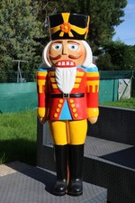 NOEL Casse-Noisette Hauteur 90cm Résine creuse Peinte (Provenance déco magasin