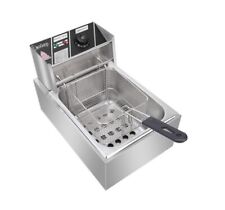 Electric Deep Fryer Commercial | Stainless Steel | Single Cylinder