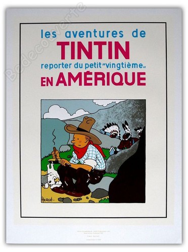 Sérigraphie herge tintin - herge,